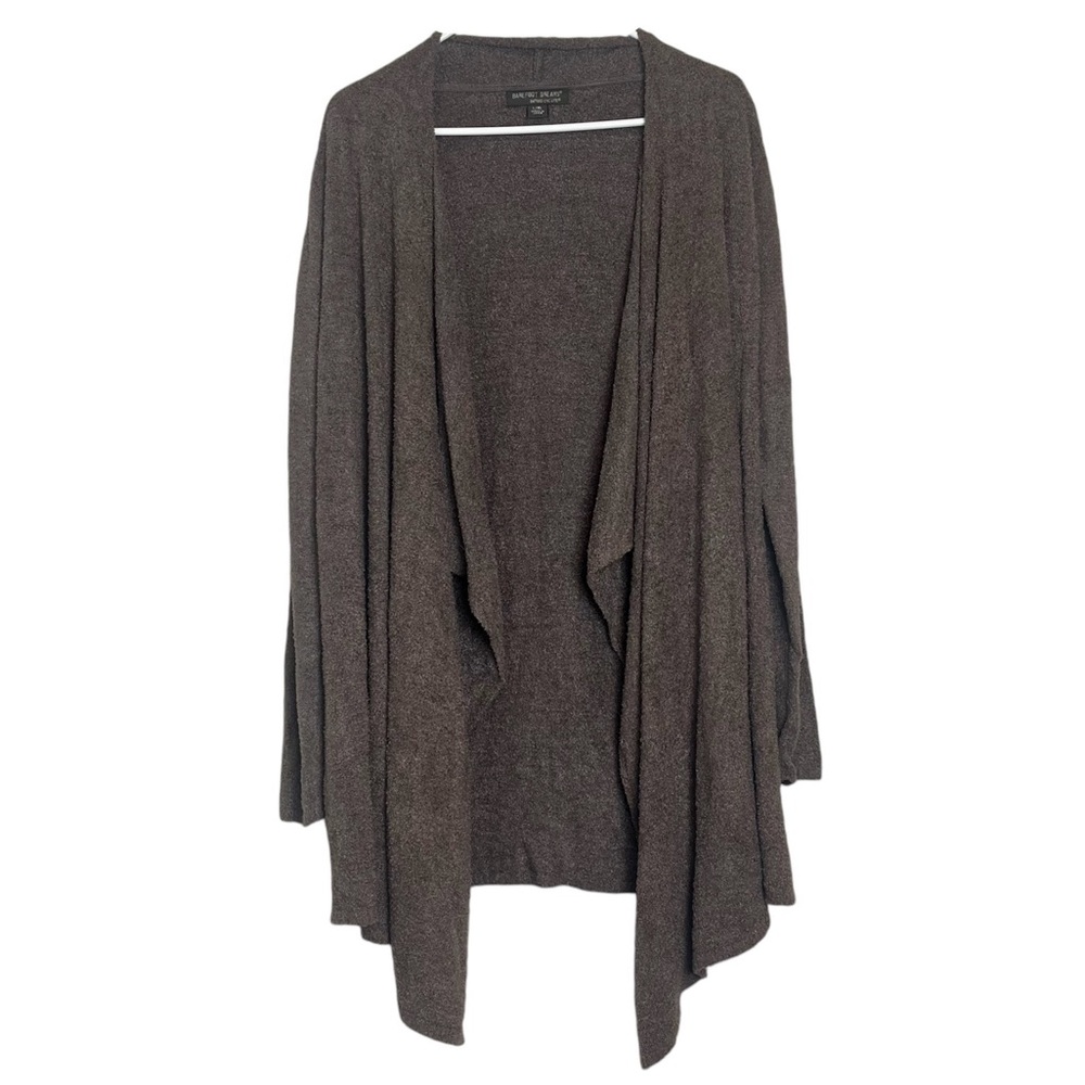 Barefoot Dreams Bamboo Chic Lite Calypso Brown Lounge Cardigan Style 436 L/XL